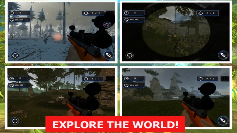 Sniper Deer Bow Hunter Shooting : Beast Jungle Wild Animal Reloaded screenshot 1