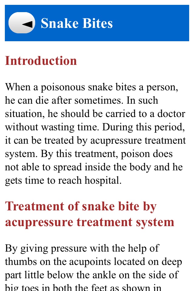 Treatment by Acupressure screenshot 2