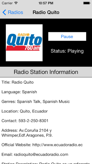 Ecuador Radio Live Player (Quito / Spanish / Equador)(圖3)-速報App