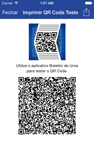 Boletim de Urna - QR Code screenshot 2