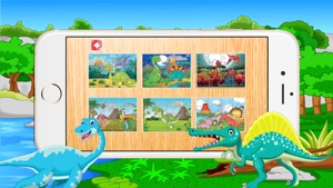 Dinosaur Jigsaw Puzzle Toddler Kids Dino Game Free screenshot #2 for iPhone
