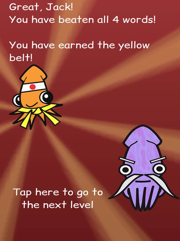 Karate Squid iPad screenshot