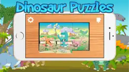 dinosaur jigsaw puzzle kids 7 to 2 years old games iphone screenshot 2