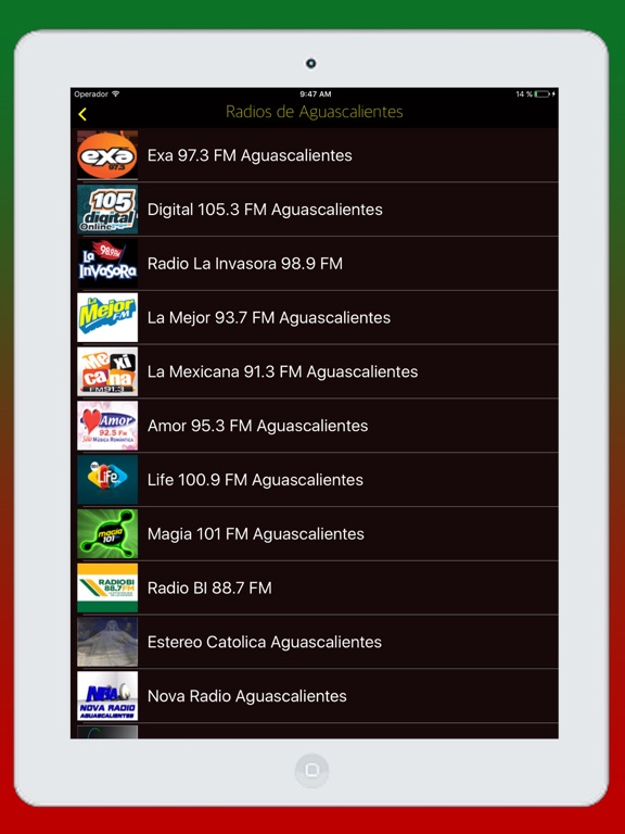 Screenshot #6 pour México Radios - Estaciones de Radio Online FM AM