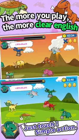 Game screenshot DinoLingua Let's study English with dinosaurs！ apk