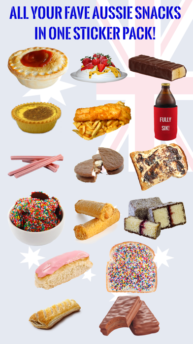 Screenshot #1 pour iTucker - Classic Australian Food Sticker Pack