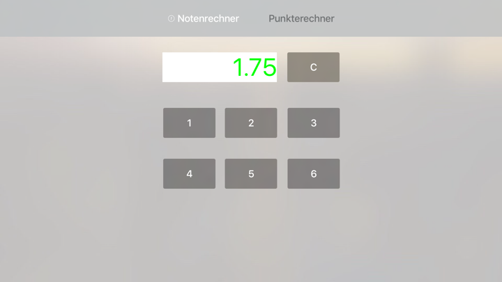 Screenshot #1 pour NotenrechnerTV