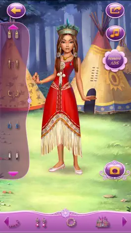 Game screenshot Dress Up Princess Pocahontas mod apk