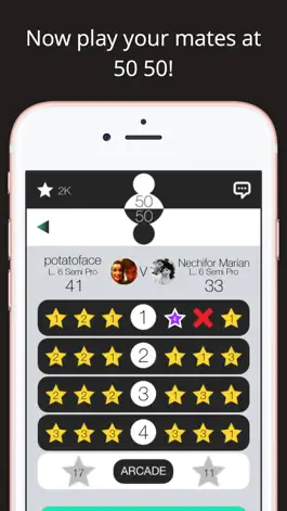 Game screenshot 50 50 with FRIENDS apk