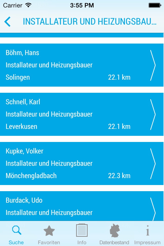 Sachverständigennavi screenshot 2