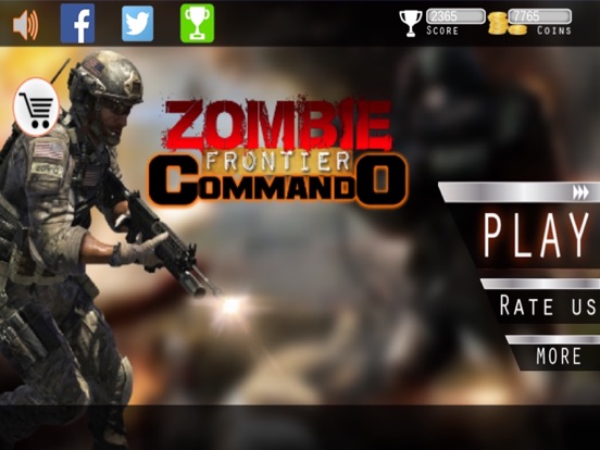 Screenshot #4 pour zombie frontière commando - défendre en première ligne des soldats psycho attaque