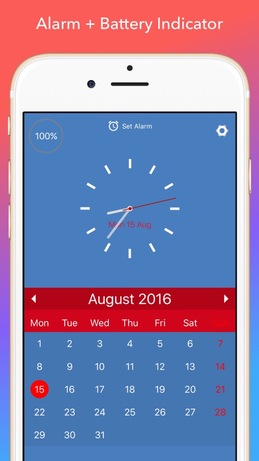 #5. FaceClock Calendar (iOS) 由: iReka Soft