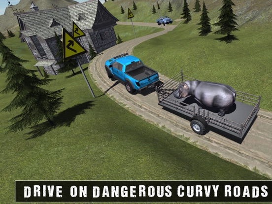 Screenshot #4 pour Off Road Animal Transporter 4x4