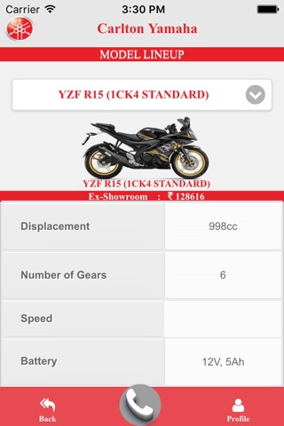 CarltonYamaha screenshot 3