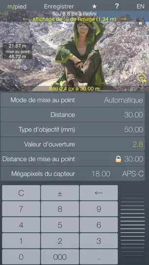 Capture d'écran de Focus Lt Hyperfocale sur iPhone 1