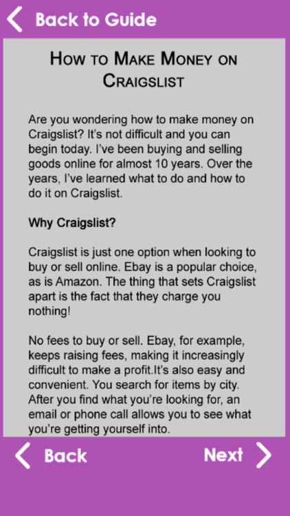 Best Sell Guide for Craigslist