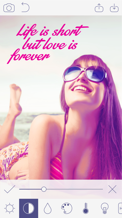 Screenshot #3 pour Picture Quotes - Life Quotes Photo Editor