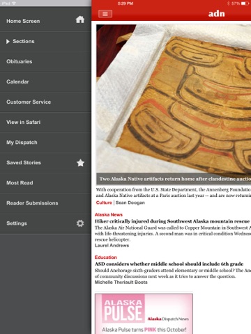 Anchorage Daily News & ADN iPad screenshot 3