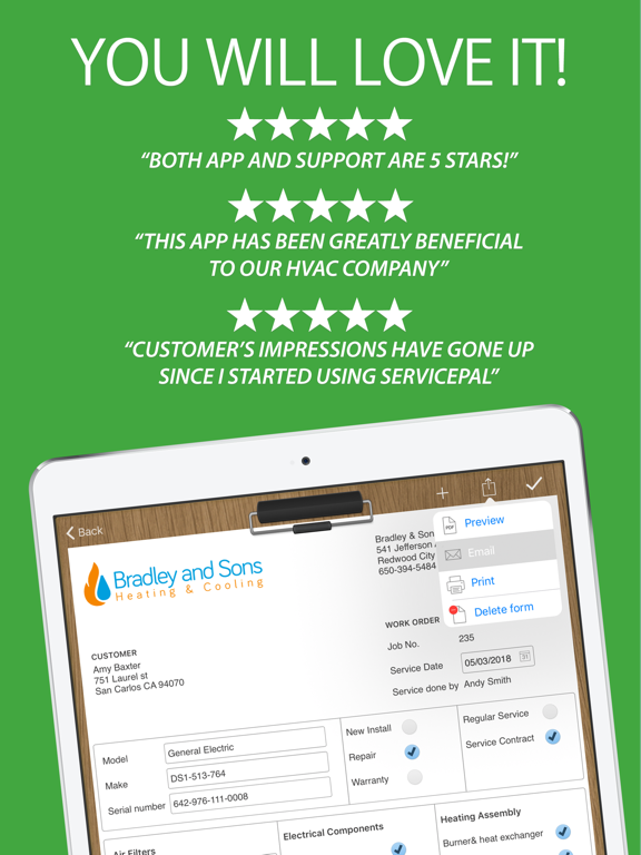 Screenshot #4 pour ServicePal for HVAC