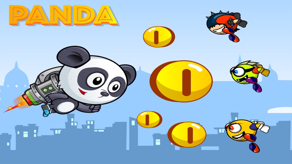 #1. Super Panda Adventure Run and Jump Flappy Fun Game (iOS) Podle: Sakda Setrin