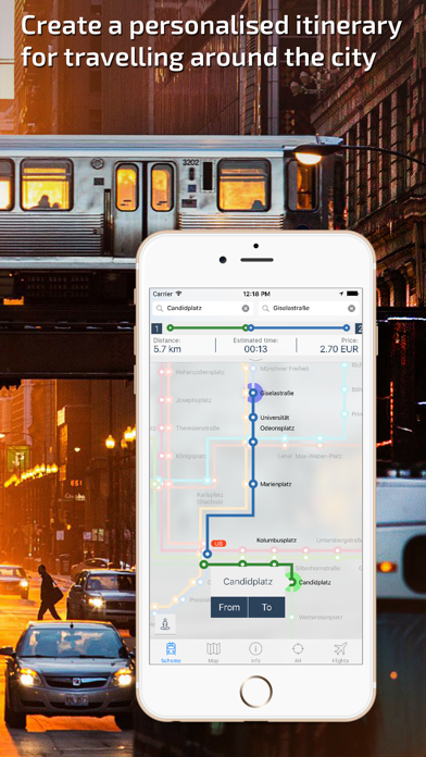Munich Subway Guide and Route Planner Screenshot