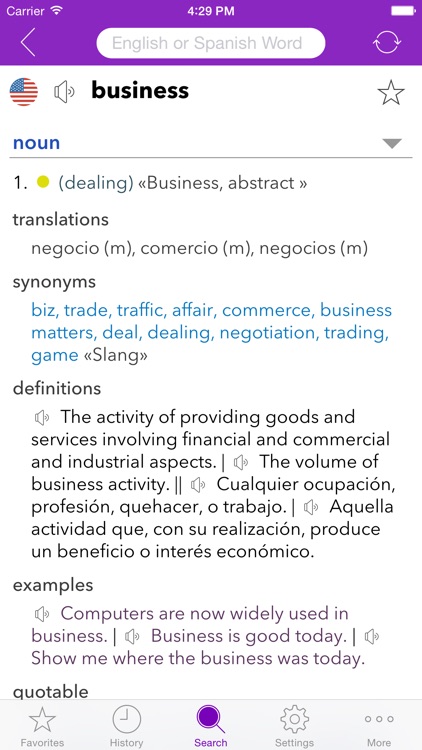 Spanish Business Dictionary