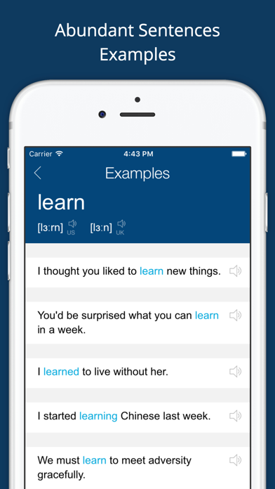 English Dictionary/Translator Screenshot