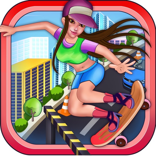 Surfer Chick: Dash, Jump & Dodge Skate 3D Action iOS App