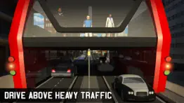 elevated bus driver 3d: futuristic auto driving iphone screenshot 3