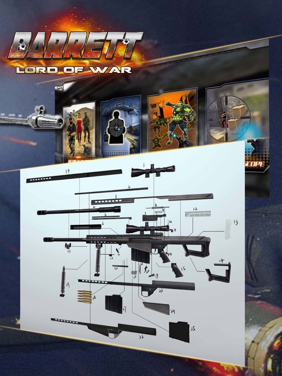 Screenshot #5 pour Assembly and Shooting: Barrett M82A1 by ROFLPLay