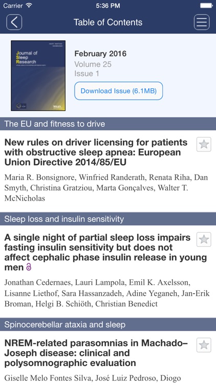 Journal of Sleep Research screenshot-4