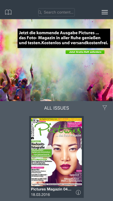 Pictures Magazin Screenshot
