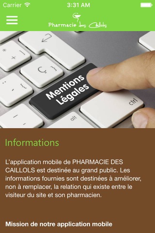 Pharmacie des Caillols screenshot 3