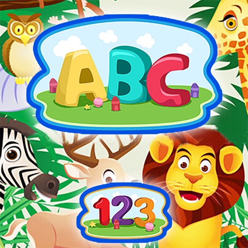 ABC 123 Kids Coloring Book - Alphabet & Numbers