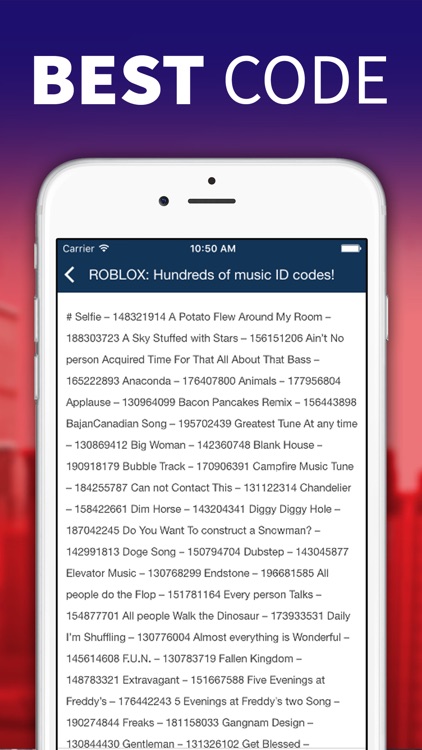 Roblox Song Id App