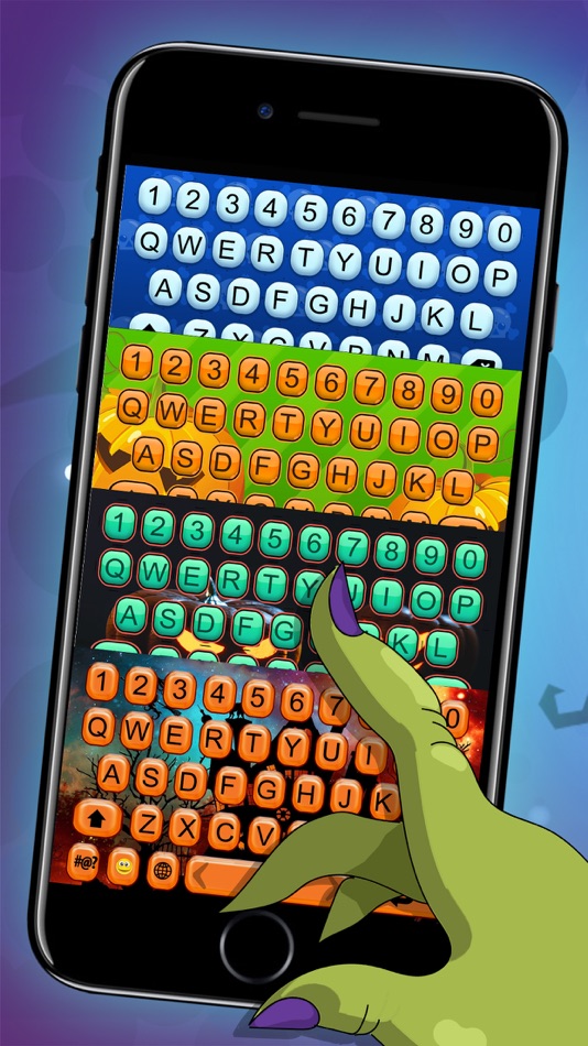 #3. Halloween Keyboard Themes – Custom Scary Design.s (iOS) 由: Milica Vuksanovic
