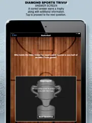 diamond sports trivia iPad Captures Décran 3