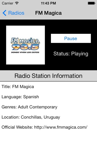 Uruguay Radio Live Player (Montevideo / Spanish / español)のおすすめ画像4