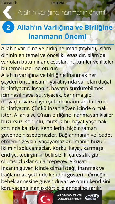 Screenshot #2 pour İslâmiyette İman