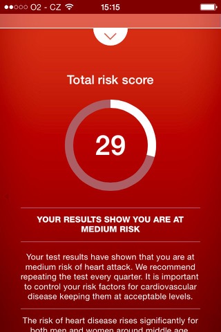 Heart Test - risk calculator of heart attack - náhled