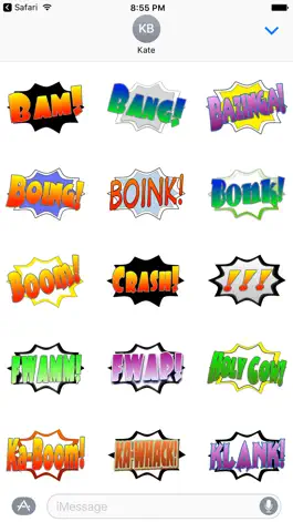 Game screenshot Ka-Pow! Comic Sound Effect Bubbles hack