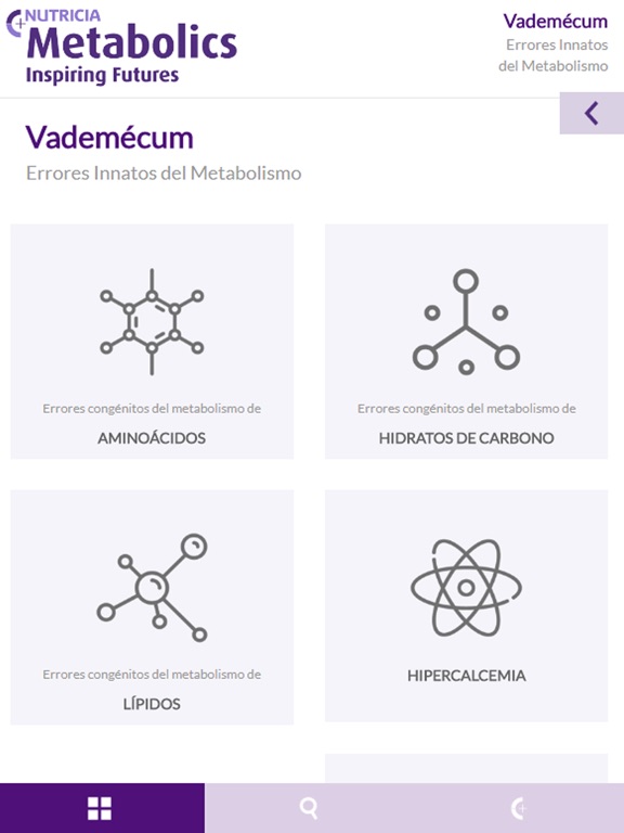 Screenshot #5 pour Nutricia Vademécum Metabólicos