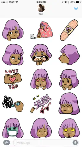 Game screenshot My Bae: Cute Wifey Stickers by Taro-Kun apk