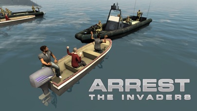 軍ボート海の国境パトロール - 本物のミニ船の航行＆射撃シミュレーターのゲームのおすすめ画像4