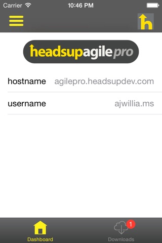 HeadsUp Agile screenshot 2