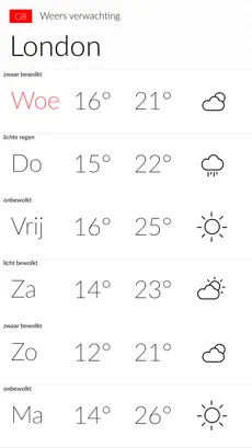 Imágen 3 Mijn Weer iphone