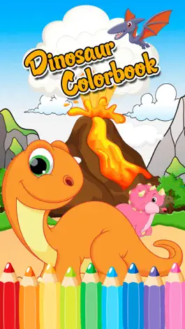 Game screenshot Dinosaur Coloring Book 3 - Dino Color for kid mod apk