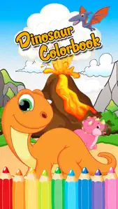 Dinosaur Coloring Book 3 - Dino Color for kid screenshot #1 for iPhone