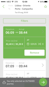 Comboios de Portugal screenshot