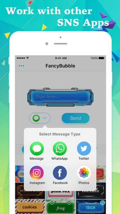 FancyBubble - Text and Emoji Themes for iMessageのおすすめ画像5